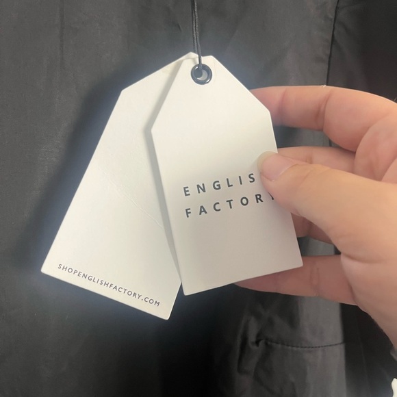 new Anthropologie English Factory Plus Puff-Sleeve Mini Dress black size 1X - Picture 5 of 10